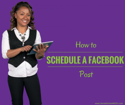 How to Schedule a Facebook Post