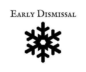 Early Dismissal Graphic