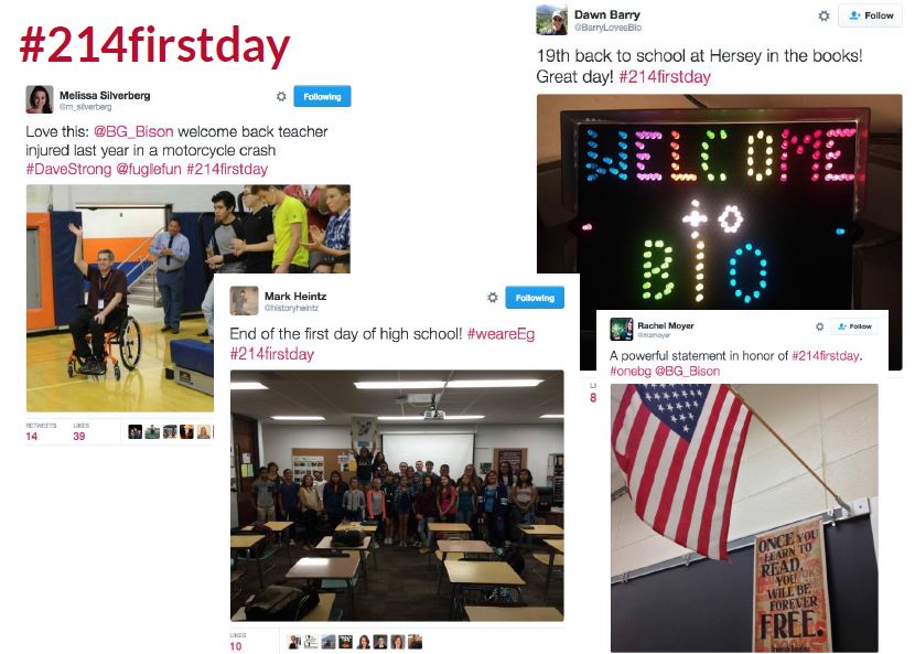 First Day of School Twitter Campaign Blog
