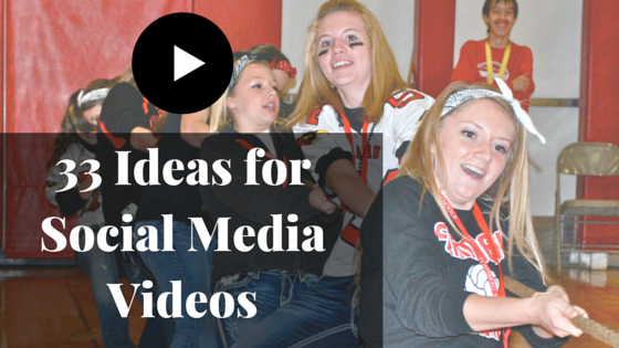 33 Ideas for Social Media Videos