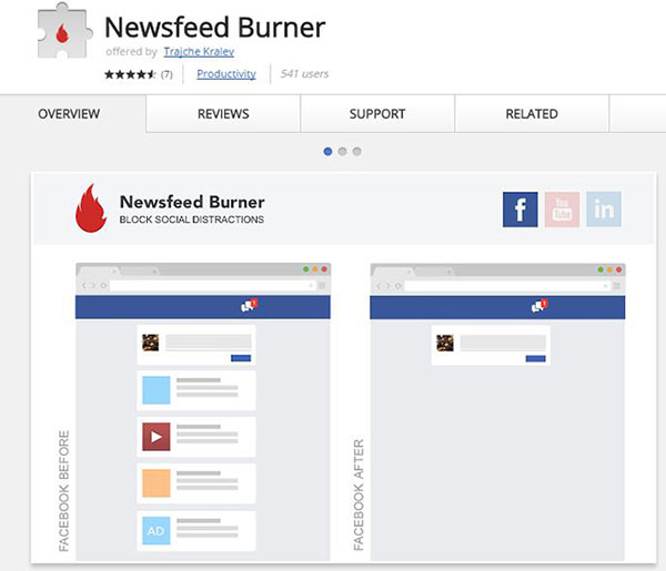 Newsfeed Burner App