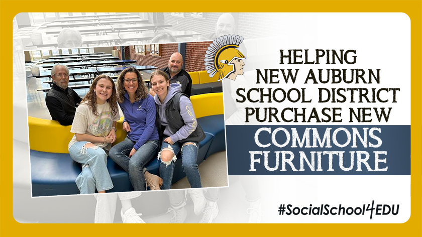 Helping New Auburn School District Purchase New Commons Furniture!