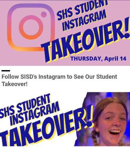 Student IG Takeover Announcement