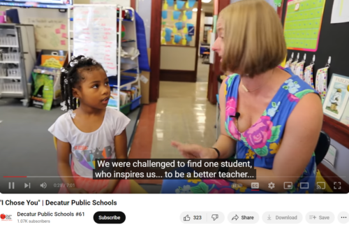 Decatur Public Schools' "I Chose You" video for Teacher Appreciation Week