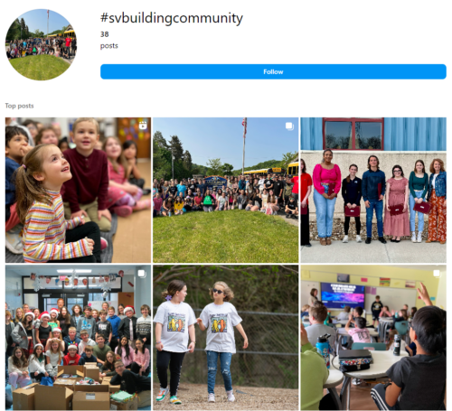 Spreading Kindness Campaign Award - Seneca Valley School District, PA - The Seneca Valley Communications Team- svbuildingcommunity tagged posts on Instagram
