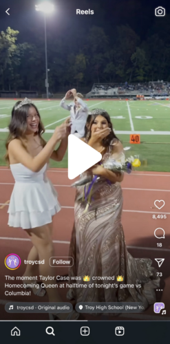 Troy City School District Homecoming Queen Crowning video