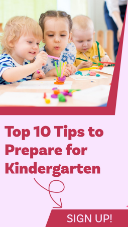 Lead Magnet Example: Top 10 Tips to Prepare for Kindergarten