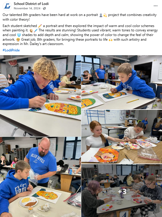 School District of Lodi Facebook post