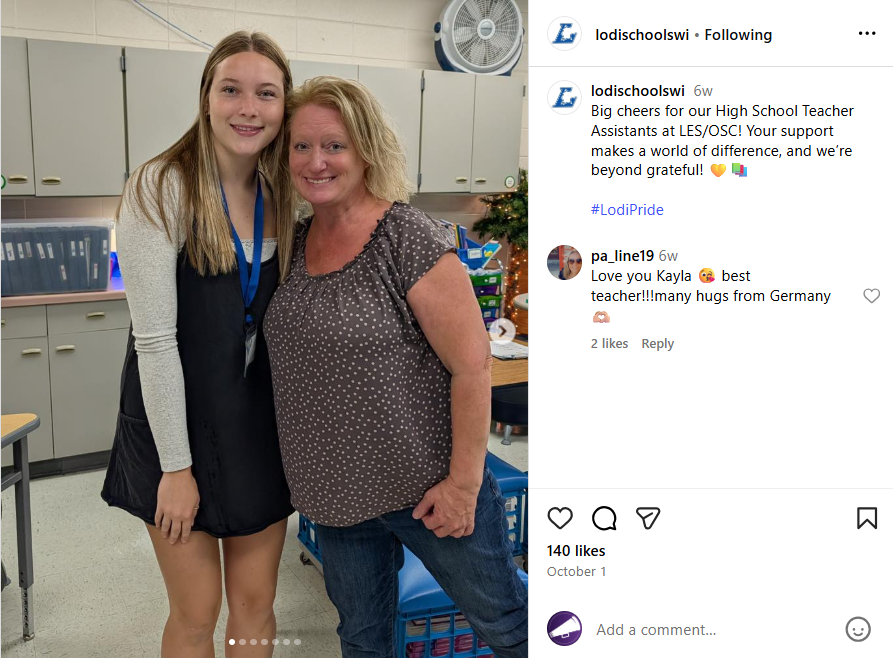 School District of Lodi Instagram Post