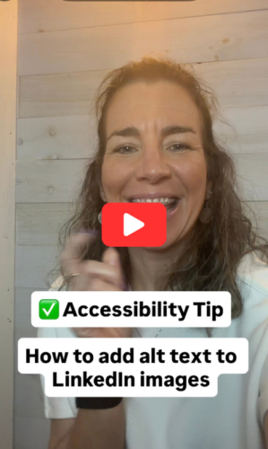 Video: How to add alt text to LinkedIn images
