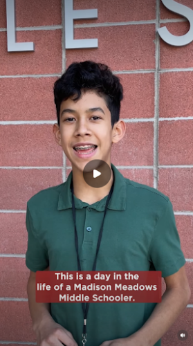 Madison School District video- middle schooler