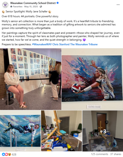 Waunakee Community School District Facebook post