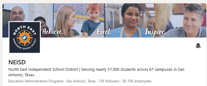 North East ISD LinkedIn page