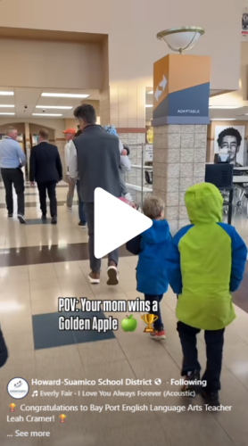 Howard-Suamico School District Facebook video