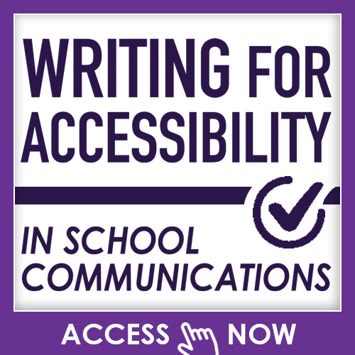 PDF Download: Writing for Accessibility in School Communications