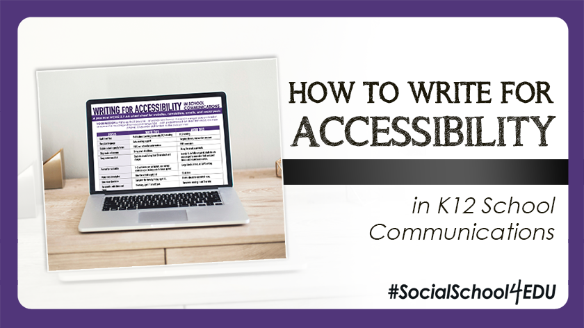 How to Write for Accessibility in K12 School Communications