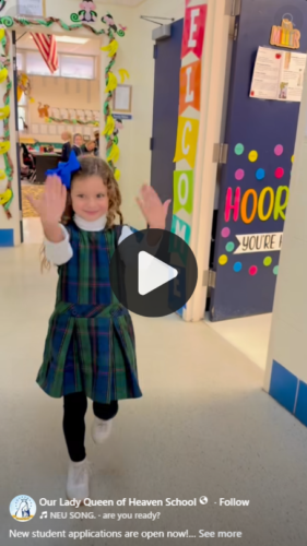 Our Lady Queen of Heaven School student enrollment video