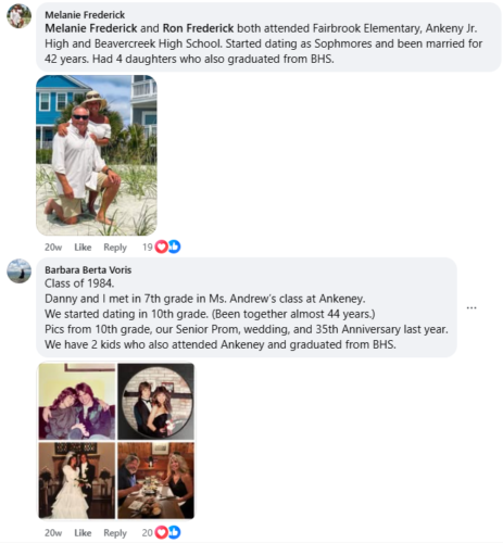 Beavercreek City Schools, OH Facebook post comments