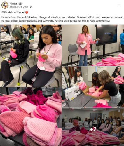 Ysleta Independent School District, TX Facebook post