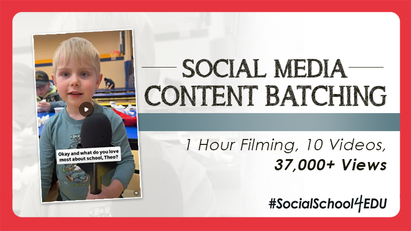 Social Media Content Batching: 1 Hour Filming, 10 Videos, 37,000+ Views