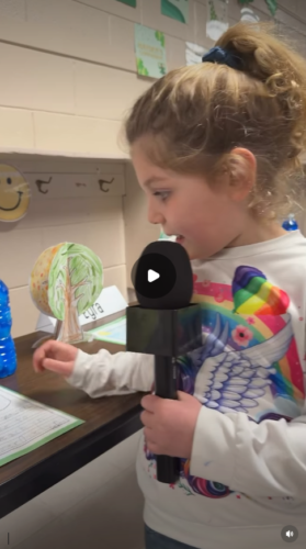 Interview with student about her favorite seasons project
