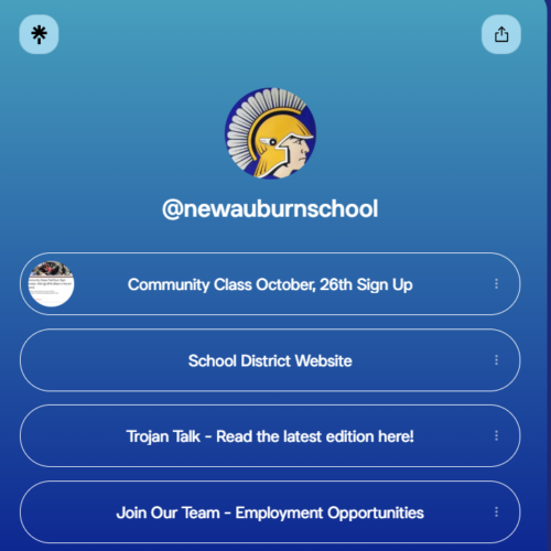 New Auburn School District's LinkTree